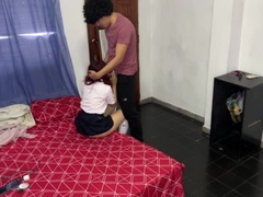 Amateur, Anal, Gros cul, Brunette brune, Queue, En levrette, Fait maison, Adolescente