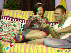 Dreidimensional, Blasen, Spermaladung, Küssen, Jungendliche (18+)