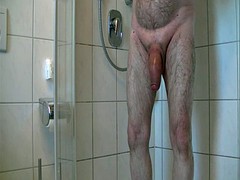 hot daddy shower time