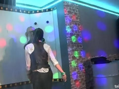 茶髪の, ダンス, 異人種間, オージー, パーティ, ポルノスター, サテン, 濡れ
