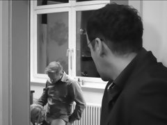 Blasen, Deutsch, Hardcore, Natürlichen titten, Büro, Muschi, Sekretärin, Rasiert
