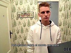 Mooi, Grote kont, Blond, Rondborstig, Man die toekijkt, Kut duiken, Russisch, Zuigen