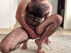 Арабское, Большой член, Семяизвержение, Волосатые, Секс без цензуры, Белье, Мускулы, Соло