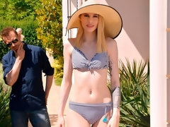 Bikini, Blasen, Hundestellung, Lecken, Im freien, Muschi, Rasiert, Jungendliche (18+)