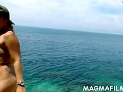 Culo grande, Bikini, Rubia, Pareja, Semen en la boca, Corridas, Pajear, Sexo duro