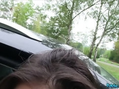 素人, フェラチオ, 車, バック, アウトドア, ハメ撮り, 公共, オマンコ
