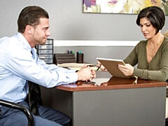 デカ尻, デカチン, デカパイ, フェラチオ, 茶髪の, バック, 淫乱熟女, オッパイの