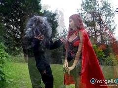 Little Red Riding Hood Was Lost In The Forest And Gets Fucked By The Big Bad Wolf - Yorgelis Carrillo