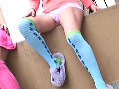 素人, ハードコア, キス, ラティーナ, レズビアン, アウトドア, ティーン, オッパイの