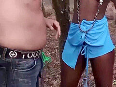 Sadomasoquismo, Negro, Ébano, Extremo, Alemán, Madres para coger, Al aire libre, Flaco