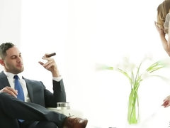 Grote mammen, Pijpbeurt, Bruinharig, Sperma shot, Erotisch, Vingeren, Likken, Kut duiken