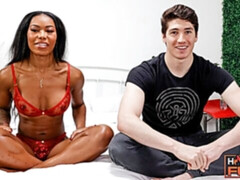 デカ尻, デカチン, デカパイ, バック, 黒人, 異人種間, ガリガリ, ティーン