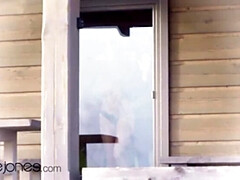 Blasen, Geschnappt, Betrug, Besamung, Interrassisch, Natürlichen titten, Muschi, Realität