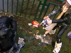 素人, ブロンド, フェティッシュ, 食べ物, レズビアン, アウトドア, ポルノスター, 濡れ