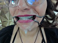 Amateur, Nana, Blonde, Fétiche, Bâillonner, Hard, Nénés, Jouets