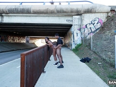 Negro, Morena, Sexo duro, Interracial, Al aire libre, Coño