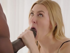 Blond, Sperma shot, Hondjeshouding, Sperma in gezicht, Interraciaal, Natuurlijke tieten, Rijden, Tieten likken