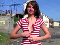 Compilation, Européenne, Pieds, Petite femme, Public, Spandex, Adolescente, Voyeur