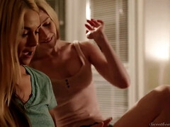 お尻, ブロンド, レズビアン, 淫乱熟女, オマンコ, ティーン, オッパイの