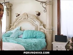 Skinny Big Tits MILF Stepmom Trinity St Clair stepFamily Threesome With Petite Teen Foster Stepdaughter Sky Pierce & Stepson POV