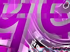 素人, アジア人, 美女, 茶髪の, 韓国人, オナニー, ティーン, オッパイの