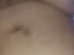 Crazy anal slut with cum on pussy