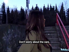 Sucer une bite, Tromperie, Petite amie, Hd, De plein air, Pov, Public, Nénés