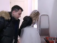 Blondine, Braut, Gehörnter ehemann, Hd, Milf, Geld, Rau, Sohn
