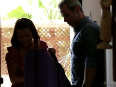 Américain, Massage, Chatte, Rugueux, Serré