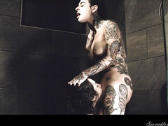 茶髪の, 大学生, Hd, レズビアン, なめる, ピアス, オマンコ, 現実