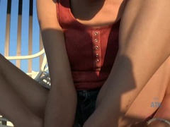 Amateur, Negro, Morena, Peludo, Coño, Fumando, Alto, Tetas