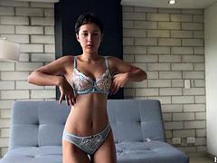 Hot teen dances and touches her self with a little help - Ruby Walker