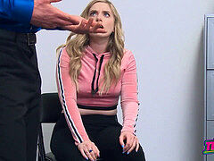 blonde likes being penetrated by a guard