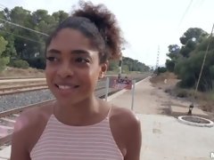 Cul, Noire, Interracial, Pov, Public, Maigrichonne, Tatouage, Serré