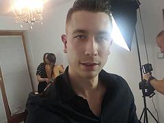 Enthousiasteling, Grote mammen, Europees, Pools, Tieten likken