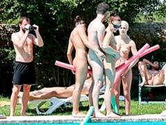 デカチン, フェラチオ, 女 人男 人, 自然山雀, アウトドア, ガリガリ, ティーン, オッパイの