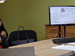 LOAN4K. Sexy girl is ready for anything to get the money she needs