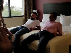 Biseksueel, Vrouw, Groep, Hd, Hakken, Lesbisch, Orgasme, Kousen