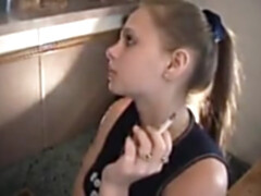 Cul, Britannique, Gorge profonde, Queue, Fétiche, Fumer, Adolescente, Nénés