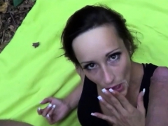 Pijpbeurt, Bruinharig, Sperma in gezicht, Duits, Hd, Masturbatie, Gezichtspunt, Tiener