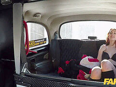 Redhead sex, driver, vagina fuck