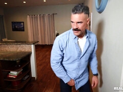 美女, 茶髪の, キス, 自然山雀