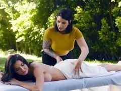 Gros seins, Doigter, Lesbienne, Léchez, Masturbation, Mère que j'aimerais baiser, De plein air, Chatte