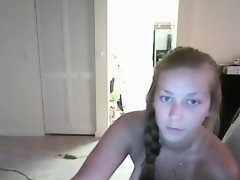 Amateur, Rubia, Mamada, Estilo perrito, Solo, Adolescente, Camara web