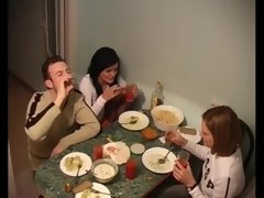 お尻, 美女, フェラチオ, Hd, キッチン, 裸, 自然山雀, ロシア人