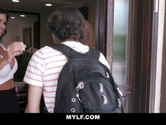 デカチン, デカパイ, 茶髪の, バック, ハードコア, Hd, 人妻の, オッパイの