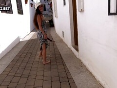 Amateur, Atrapados, Hembra, Despelote, Masturbación, Tetas naturales, Al aire libre, Público