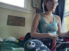 Очки, Курящие, Молоденькие