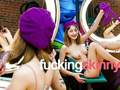 18 jaar, Universiteit, Vingeren, Hd, Kut duiken, Geschoren, Tiener, Strak