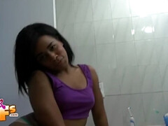 浴室, 黒人, ガリガリ